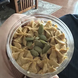 Pumpkin spice cake. Sugar free and low carb.