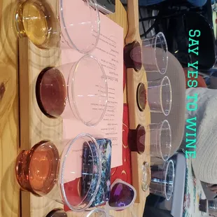 2 flights of wine $9 for a flight Delicious and flavorful