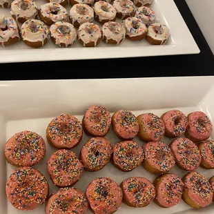Donuts provided for the private party