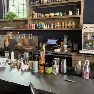 This is one chill bar, especially because of the adult slushies on tap.