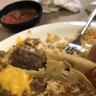 I ordered Taquitos. This looks like a Sasuage or something ! I don&apos;t think this was meat! Do not eat here!!!!!