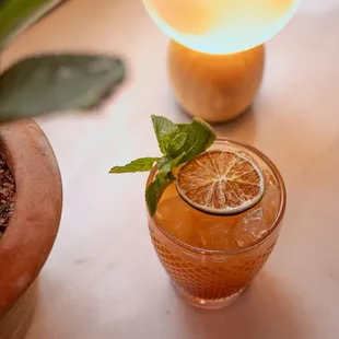 "Sting Like a Bee" - Prairie Wolf Vodka, Guava, Lime, Tej Honey Wine, Orange Bitters. From our Winter Menu, Ferm FM: Fresh Frequencies