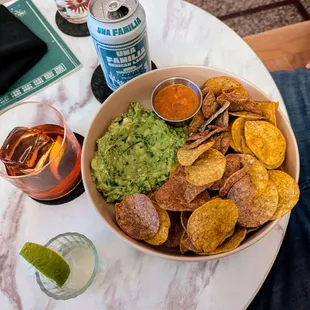 Happy Hour Guac &amp; Beer + Shot