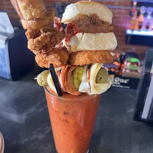 Massive Bloody Mary was amazing
