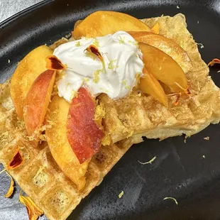 Seasonal waffle toppings