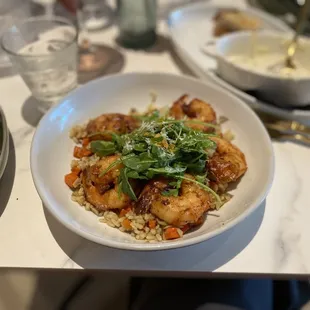 Fern bowl add Shrimp