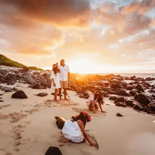 Family Session on the North Shore of Oahu, Hawaii