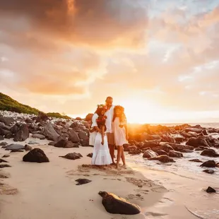 Family Session on the North Shore of Oahu, Hawaii