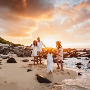 Family Session on the North Shore of Oahu, Hawaii