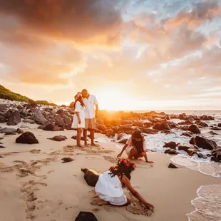 Family Session on the North Shore of Oahu, Hawaii