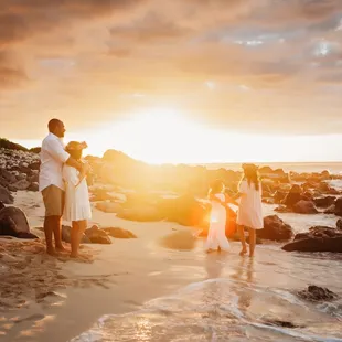 Family Session on the North Shore of Oahu, Hawaii
