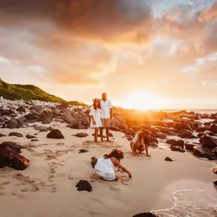 Family Session on the North Shore of Oahu, Hawaii