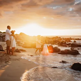 Family Session on the North Shore of Oahu, Hawaii