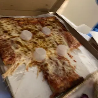 Sicilian Pizza square thick crust pizza