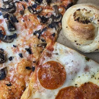 Mushroom Pizza Slice