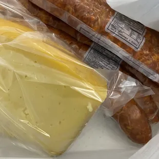 Sausages &amp; cheese with Portuguese breads was absolutely delicious