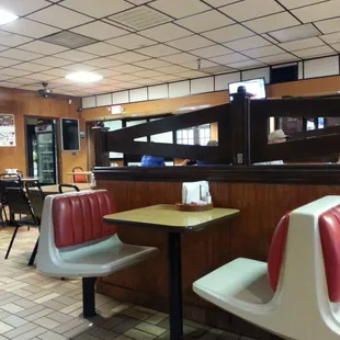 the interior of a restaurant