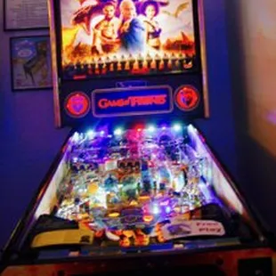 The newest is the Stern "Game of Thrones" LE with dragons that flap their wings.