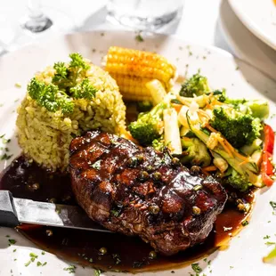 a plate of food