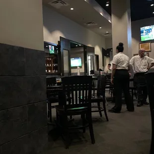 Some of the dining area