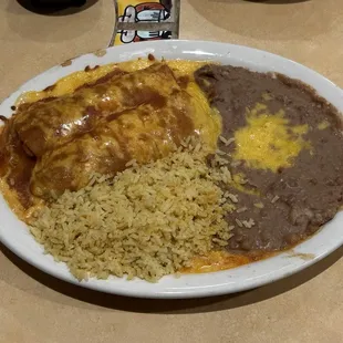 Chicken enchiladas