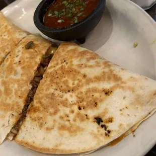 Quesadilla (appetizer menu, but gotten as dinner)