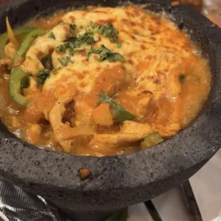 Molcajete with chicken