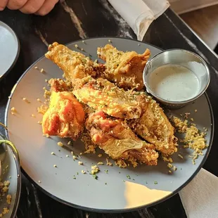 Dry rub chicken wings