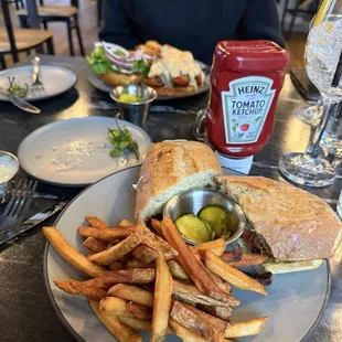 Custom vegetarian sandwich- tomato, mozzarella, and Charleston bread
