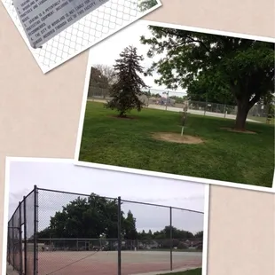 Inline skating area, also used for rink style soccer.