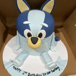 a sonic the hedger birthday cake