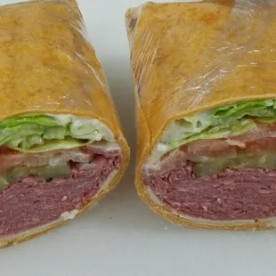 Corned beef wrap