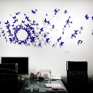 Paul Villinski &quot;Untitled&quot; Found Aluminum Can Birds and Butterflies