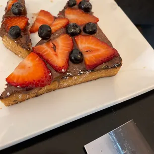 Nutella Toast, another simple dish made well!