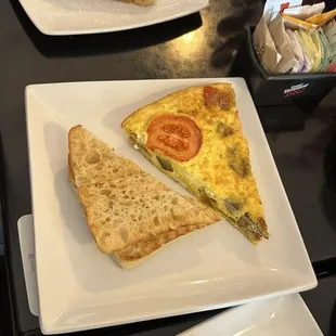 Frittata , Nutella Toast