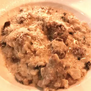 Risotto con Salsiccia, basically Italian sausage risotto, excellent