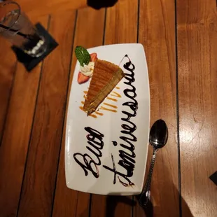 Complementary dessert