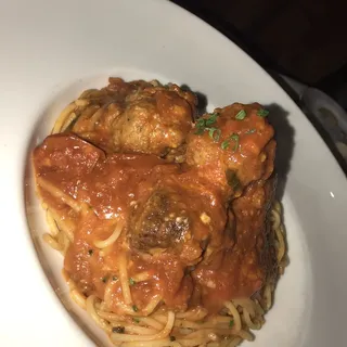 Spaghetti con Polpette