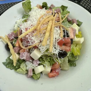 Chopped salad. Delicious and fresh.