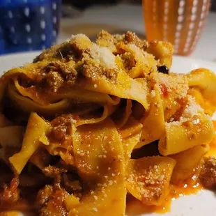 Pappardelle al Cinghiale with Wild Boar Sauce