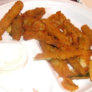 Deep fried Zucchini