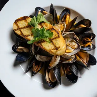 oysters and mussels, food, shellfish, oysters, mussels