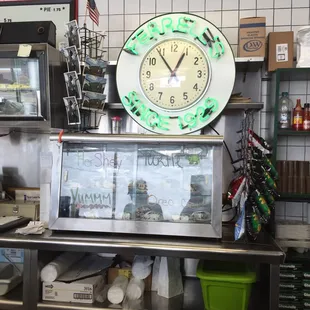 a clock on the wall
