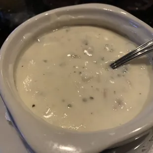 Clam chowder soup was incredible