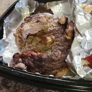 This was supposed to me medium. The reason I ordered medium, is because last time I order MR on a prime rib, it was almost rare.