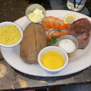 $62 surf and turf presentation.. are you kidding me