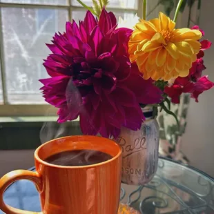 New coffee flavor brewed fresh daily!