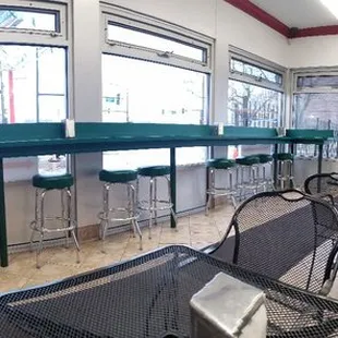 Panoramic view of restaurant