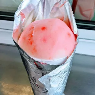 Medium Italian Ice - Piña Colada and Watermelon