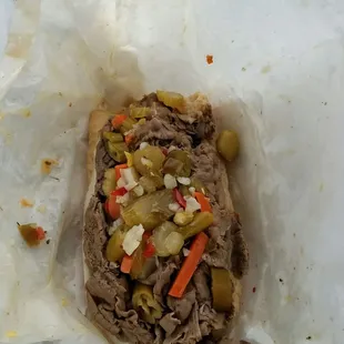 Italian Beef Sandwich